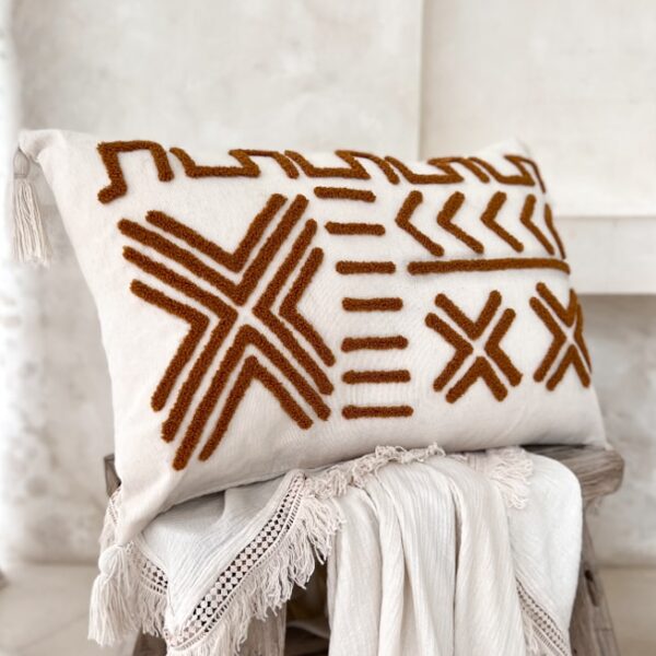 rechteckige boho kissenbezug linda 2