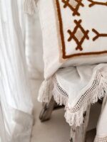 rechteckige boho kissenbezug liu