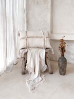 rechteckige boho kissenbezug mit muscheln emi 4