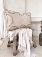 rechteckige boho kissenbezug mit muscheln nina 2