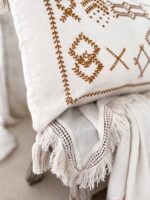 rechteckige boho kissenbezug salma
