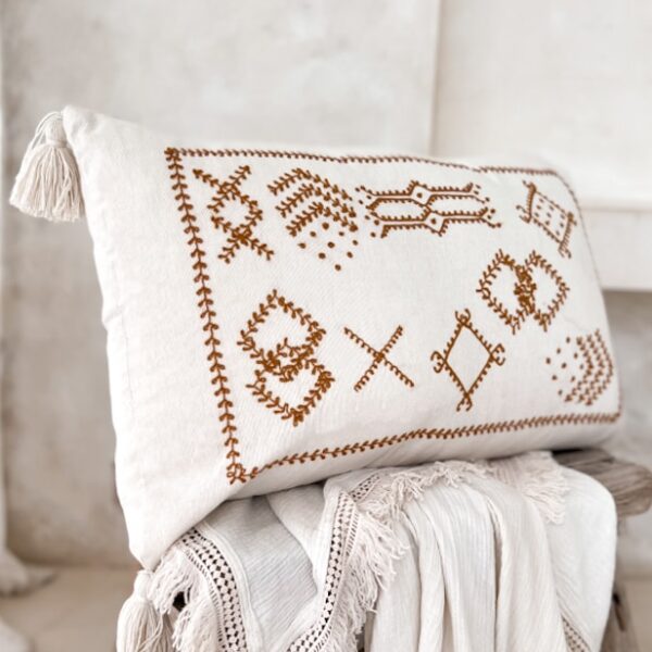 rechteckige boho kissenbezug salma 4