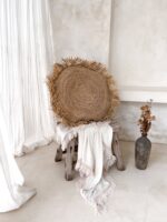 runde raffia kissenbezug l 2