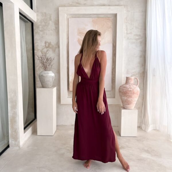 sommerkleid tina bordeaux 2