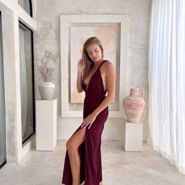 sommerkleid tina bordeaux 5