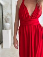 sommerkleid tina rot