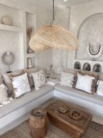 boho rattan lampe berani m 70x60x36