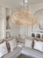 boho rattan lampe berani s 45x45x30