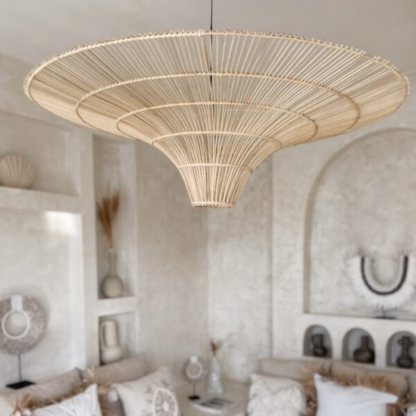 boho rattan lampe berkat xl 2