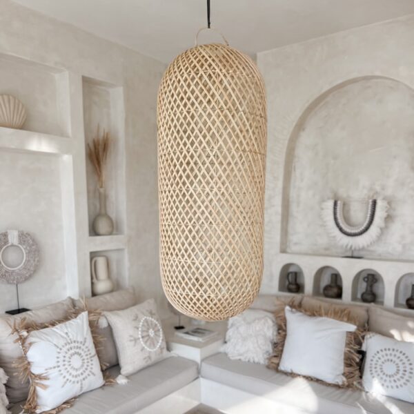 boho rattan lampe manis xl 40x100