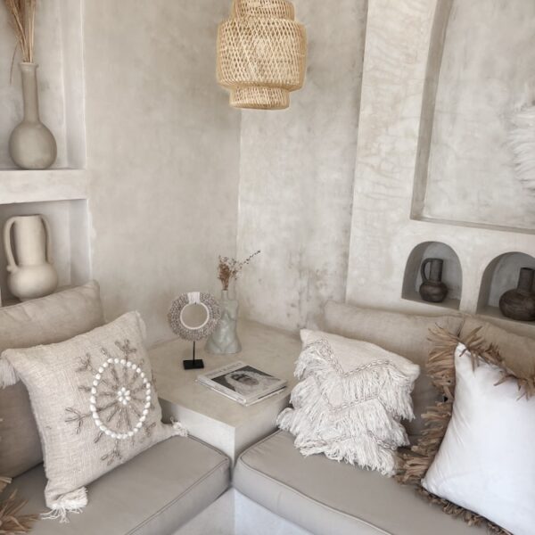 boho rattan lampe tabung mini 30x35 2