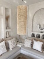 boho rattan lampe terang 60x20 3