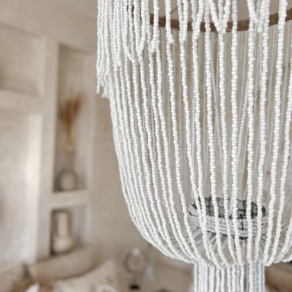 holzperlen kronleuchter weiss ramah 4