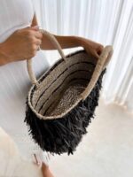 korb handtasche may schwarz