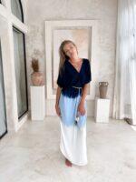 sommerkleid boho joga blau 3