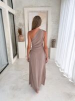 sommerkleid lang maxi beige 7
