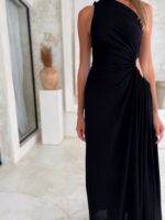 sommerkleid lang maxi schwarz 9