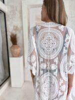 Spitzenüberwurf Strandkleid BOHO RING