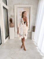 strandueberwurf strandkleid mia kurz creme 4