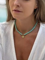 naszyjnik choker shell mietowy 2.jpg