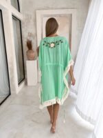 krotka tunika z fredzlami boho mietowa 4.jpg