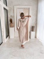 narzutka tunika brazowa bezowa z fredzlami 5.jpg