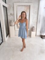 sukienka na ramiaczkach przed kolano niebieska 3.jpg